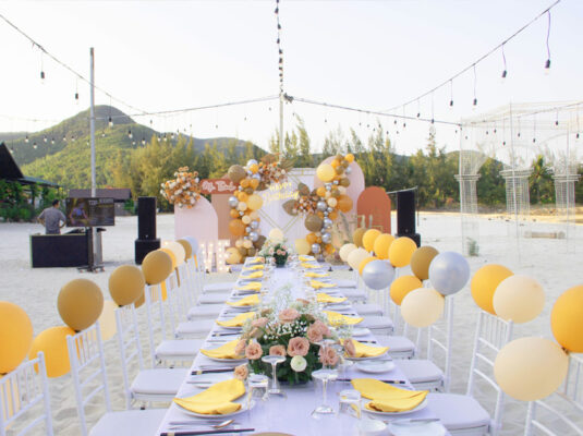 Làng Nấm Thành Đồng cung cấp nhiều khu vực tổ chức tiệc sinh nhật với phong cách khác nhau